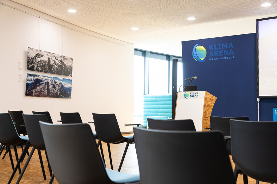 Eine Ansicht der Eventfl&auml;che in der Klima Arena